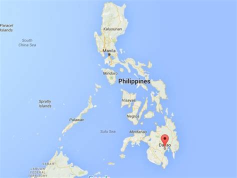 Davao Philippines Map Grey Royalty Free Vector Image - vrogue.co