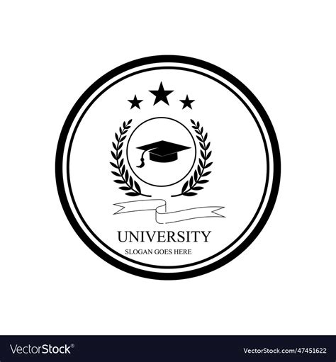 University and academy icons emblems or shields Vector Image