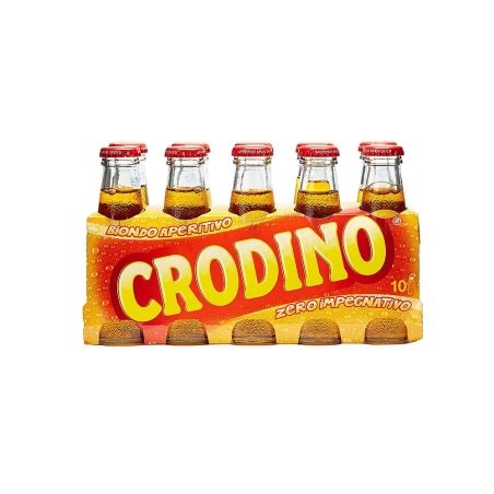 Crodino 10x10cl | Buy Online | Italian soft Drinks