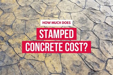 How Much Does Stamped Concrete Cost?