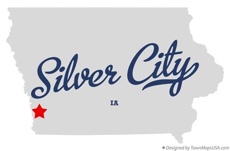 Map of Silver City, IA, Iowa