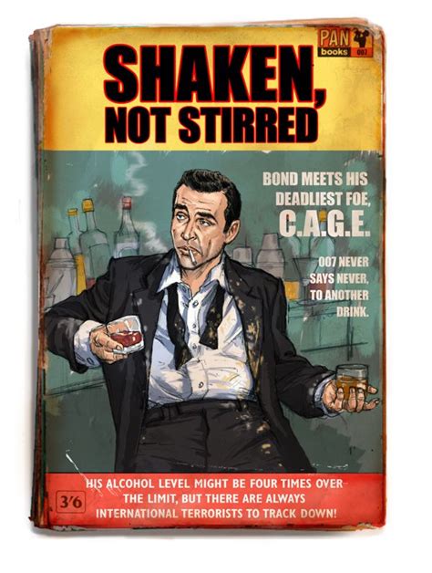 SHAKEN NOT STIRRED by duncan smith, via Behance | Shaken not stirred, Stir, James bond books