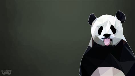 panda, Poly, Animals, Low poly HD Wallpapers / Desktop and Mobile Images & Photos