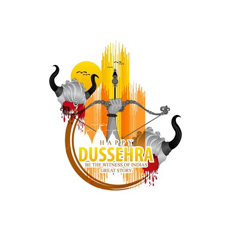 Premium Vector | Abstract illustration of dussehra. vector