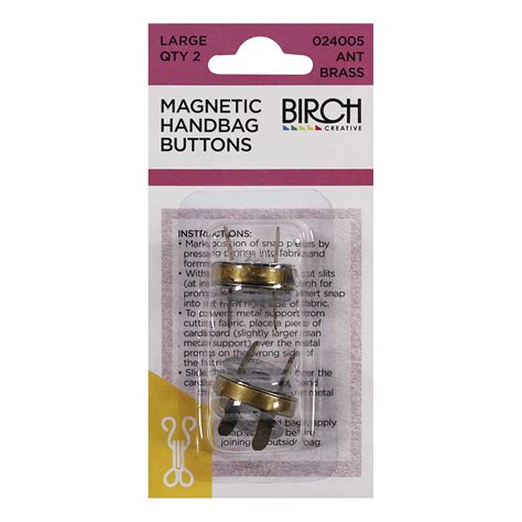 MAGNETIC HANDBAG BUTTONS LARGE » Birch Wholesale