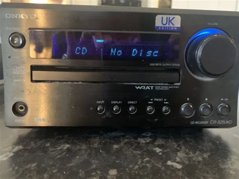 ONKYO CR-CR325UKD + Remote. CD Player/FM/DAB/Receiver/Amp and Remote RC721S £50.00 - PicClick UK