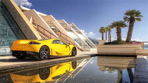 Car Spania GTA Spano Sport Yellow Car Cars, HD wallpaper | Peakpx