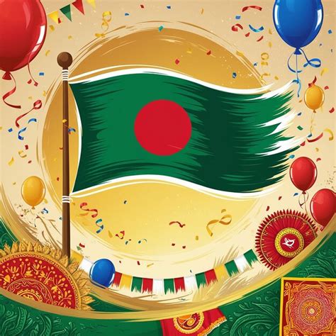 Bangladesh flag for bd national day celebration | Premium AI-generated ...