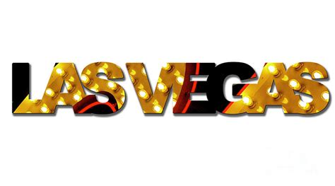 Las Vegas Word Art Photograph by Toula Mavridou-Messer