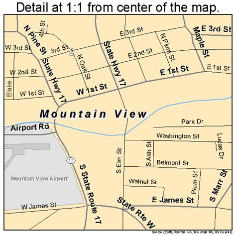 Mountain View Missouri Street Map 2950438 | Mountain view, Street map, Missouri