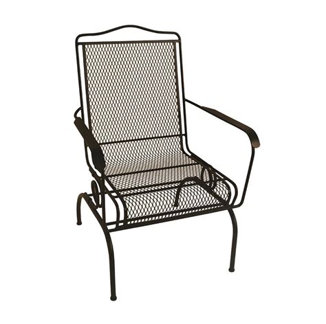 Wrought Iron Coil Spring Patio Chairs