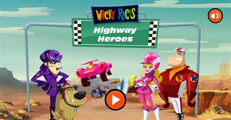 🕹️ Play Wacky Races Highway Heroes Game: Free Online Cartoon Racing Video Game for Kids