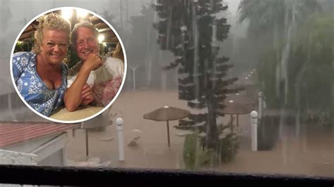 Skiathos floods: Stranded tourists tell of 'biblical rain' from Storm ...