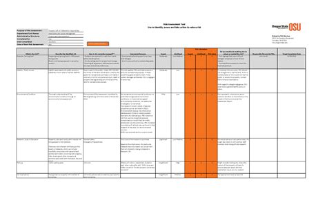 Risk Management Spreadsheet Template — db-excel.com