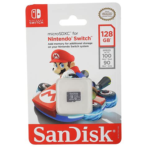 SanDisk Nintendo Switch 128GB Micro SD Card - Walmart.com