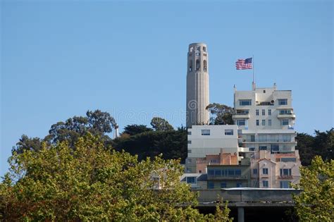 Coit Tower stock image. Image of architecture, visit, stars - 2515891