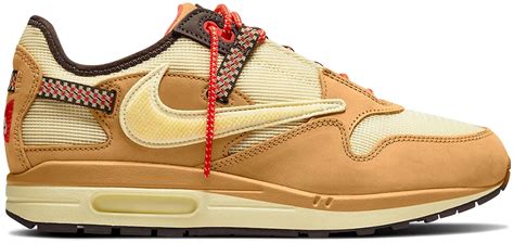 Nike Air Max 1 Travis Scott Cactus Jack Wheat Lemon Drop DO9392-701