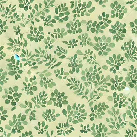 1800 Green Victorian Wallpaper Pattern Watercolor · Creative Fabrica