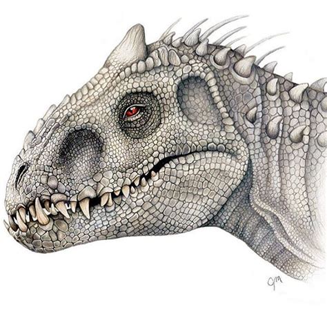 Indominus Rex on Instagram: “Indominus Rex drawing by @juliannamaston. #jurassicworld # ...