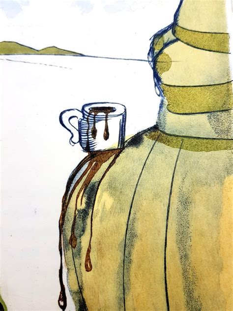 Salvador Dali - Cup of Chocolate - Original Etching 1967 for sale at Pamono