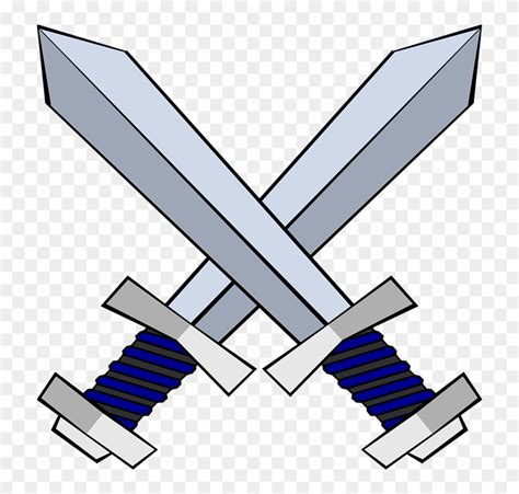 Medieval Swords - Cartoon Crossed Swords - Free Transparent PNG Clipart Images Download