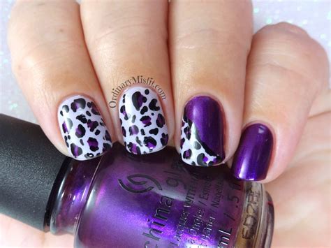 Purple leopard print | Purple gel nails, Leopard print nails, Cheetah nails
