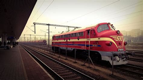 HD wallpaper: Red Train during Daylight, people, railroads, railways ...