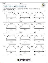 How To Work Out The Perimeter Of Semi Circle - Tommie Bolinger's 7th ...