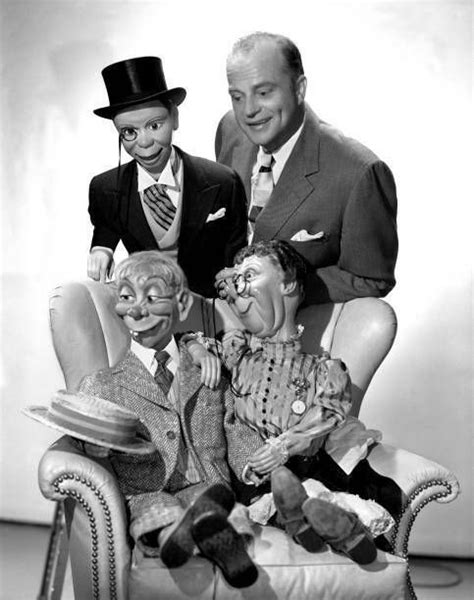 OLD CBS TV PHOTO Radio Personality Ventriloquist Edgar Bergen With His ...