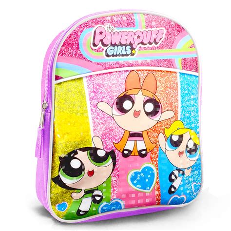 Buy Powerpuff Girls Mini Backpack 3 Pc Bundle With 11 School Bag For Girls, Toddlers, Kids With ...