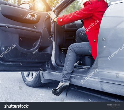 Woman Legs High Heels Car Stock Photo 340895396 | Shutterstock