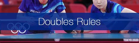 Table Tennis Doubles - Player Guide & Rules • Racket Insight