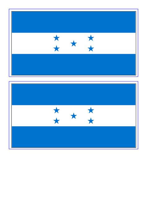 Honduras Flag | Templates at allbusinesstemplates.com