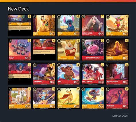 New Deck Lorcana Deck • Lorcana.GG