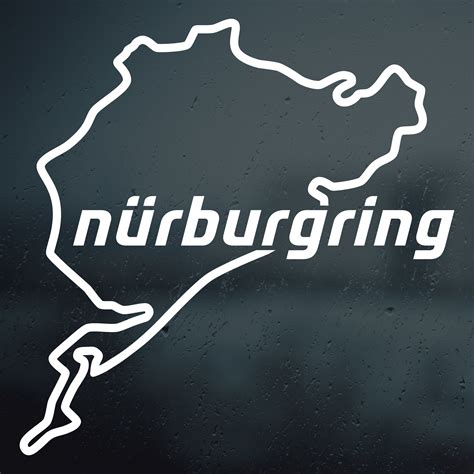 Nurburgring Decal Race Track Sticker Vinyl Decal - Etsy Canada