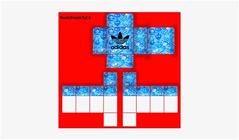 Roblox Blue Adidas Shirt Template