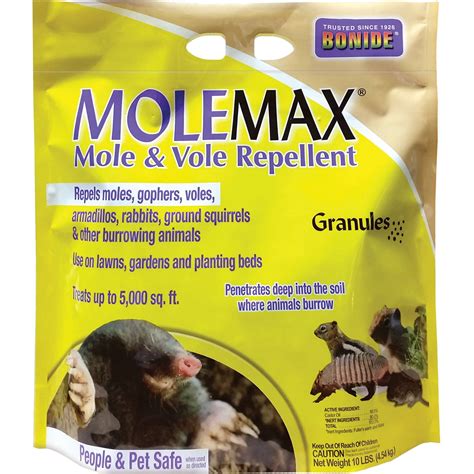 Bonide Mole Max and Vole Repellent Granules, 10-Pound - Walmart.com - Walmart.com