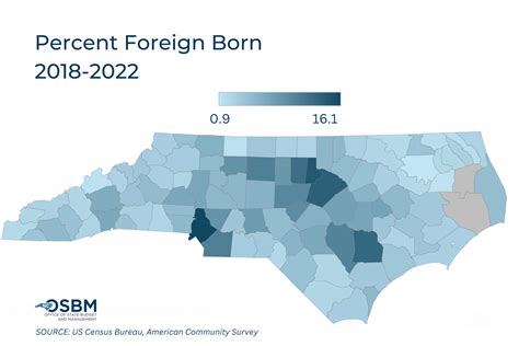 NC's foreign-born population increased eightfold since 1990 | NC OSBM