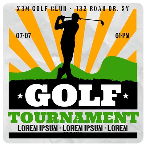 GOLF TOURNAMENT BANNER Template | PosterMyWall