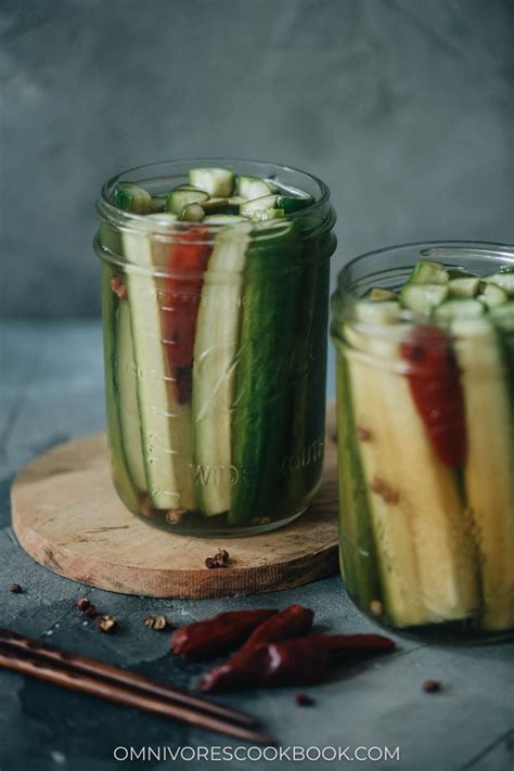 Chinese Pickled Cucumber (A Quick Pickle Recipe) - Omnivore's Cookbook