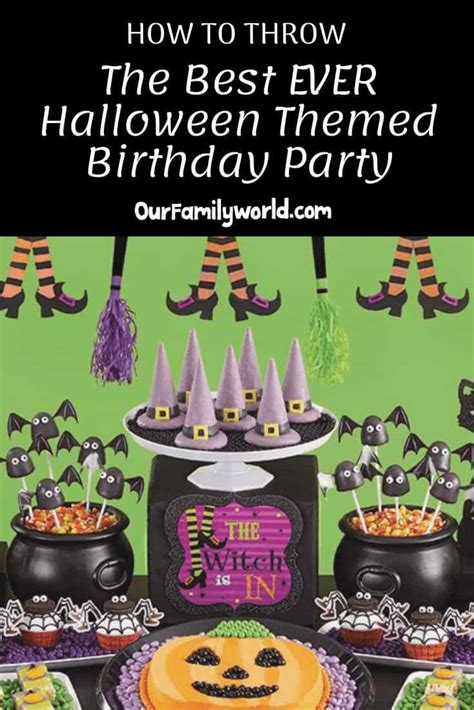 How To Throw The Best EVER Halloween Themed Birthday Party in Nov 2024 ...