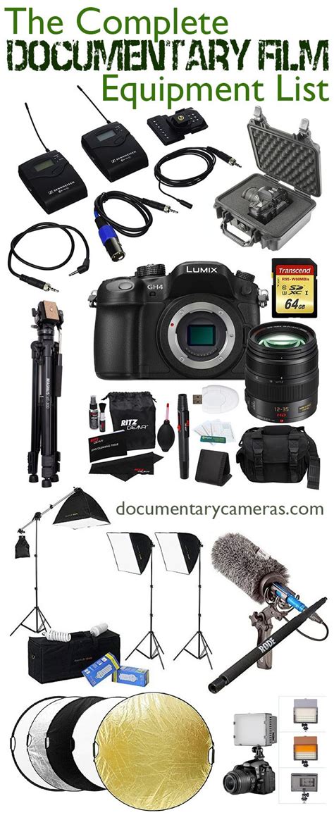 The Complete Documentary Filmmaking Equipment List | Documentary ...