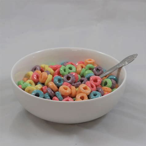 Cereal Bowl - Fruit Loops | Just Dough It