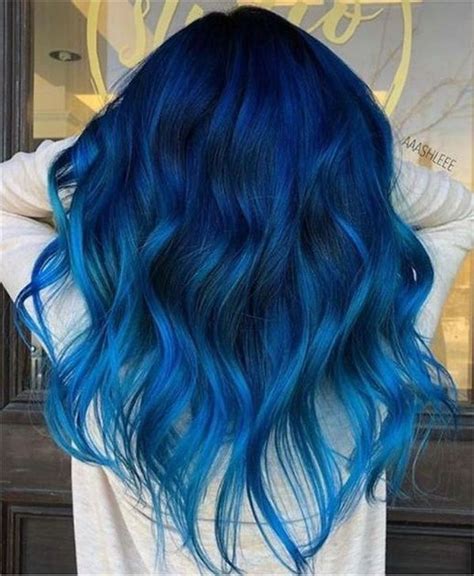 neuefrisureen.club | Blue ombre hair, Hair styles, Hair inspo color