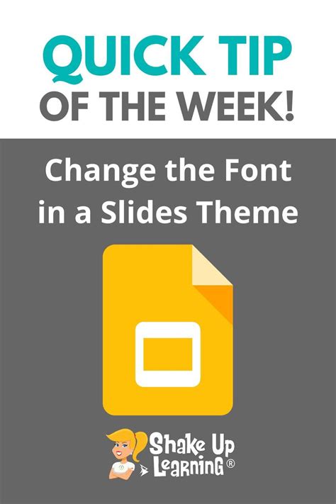 Change Font in Google Slides Theme