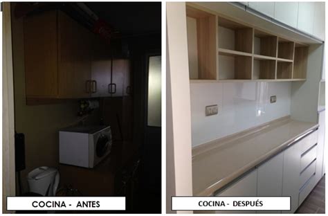 Foto: Cocina antes y Después de Karina Abarca - Arquitecta #234514 - Habitissimo