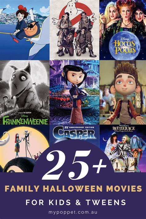 25+ Best Family Halloween Movies for Kids & Tweens | My Poppet Living