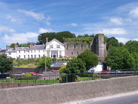 Brecon Castle Hotel, Brecon, Powys - Photo "Brecon Castle Hotel and remains of Brecon Castle ...