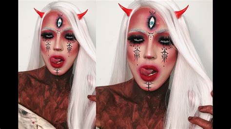 Lipstick Face Demon Costume