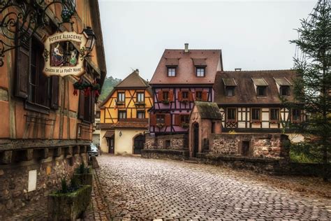 Download Alsace France Kaysersberg Man Made Village HD Wallpaper